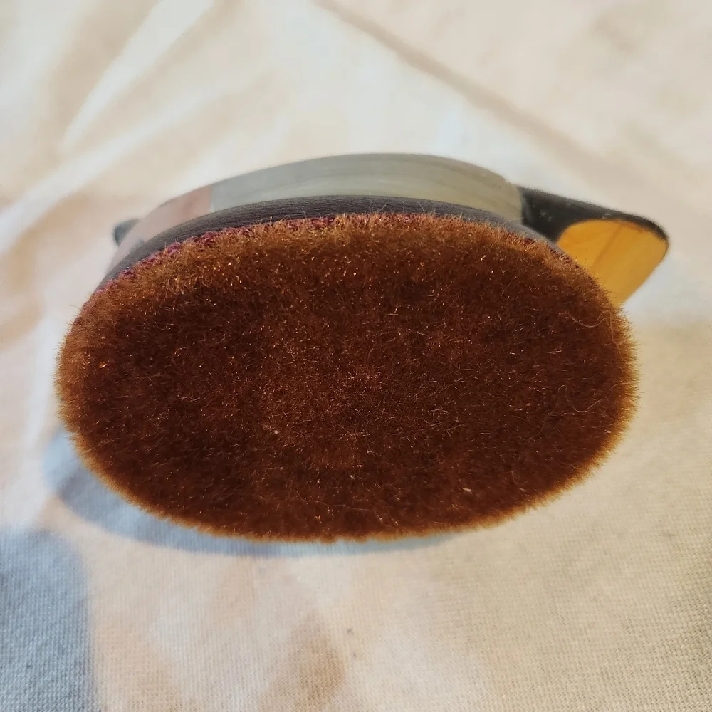 Hand Painted Duck Wooden Scrubber Brush Vintage Style